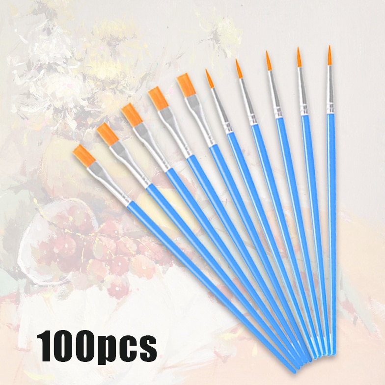 

1pcs Kuas Lukis Akrilik Bulu Nilon Cat Air Minyak Set Paintbrush Ujung Pointed Dan Flat Artist Paint Brush d U7I2
