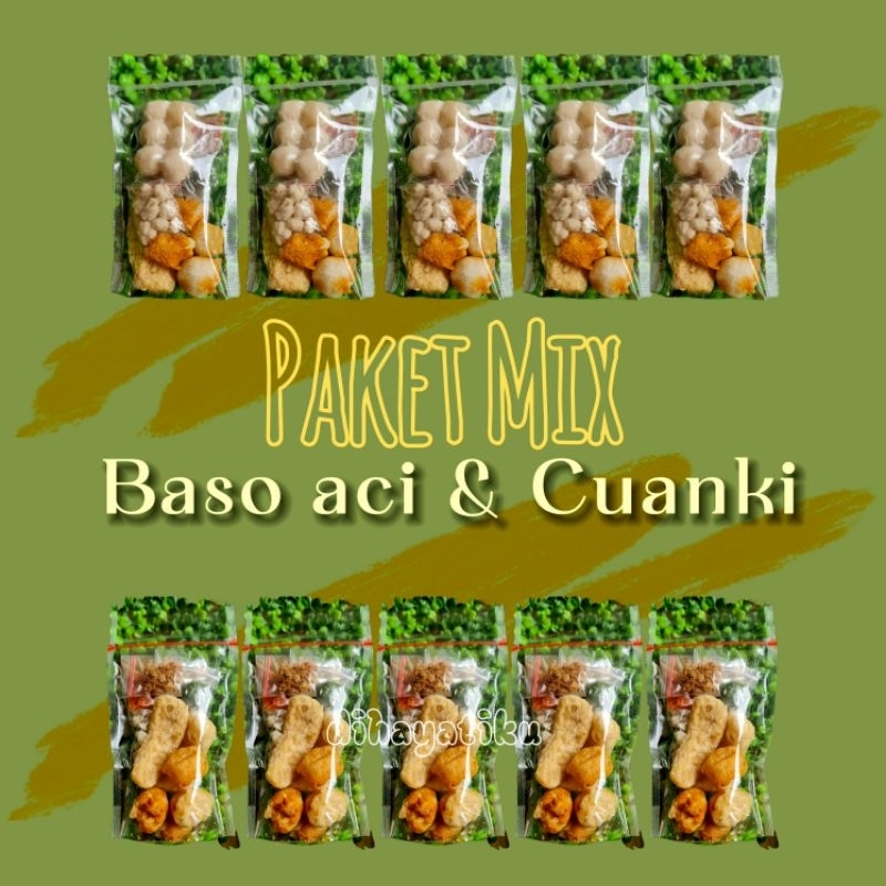 

Paket Mix Baso Aci & Cuanki/ paket 10 pcs