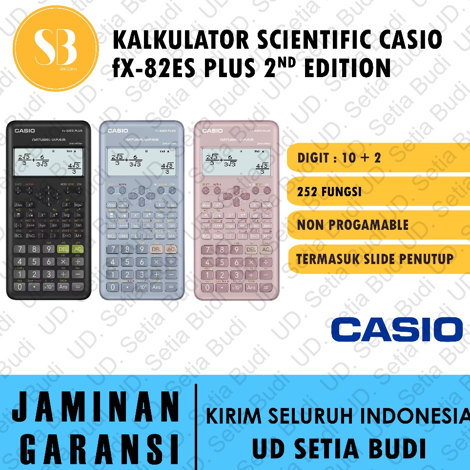 

Kalkulator Scientific Casio FX82ES Plus Classwiz Asli dan Bergaransi h U5D9