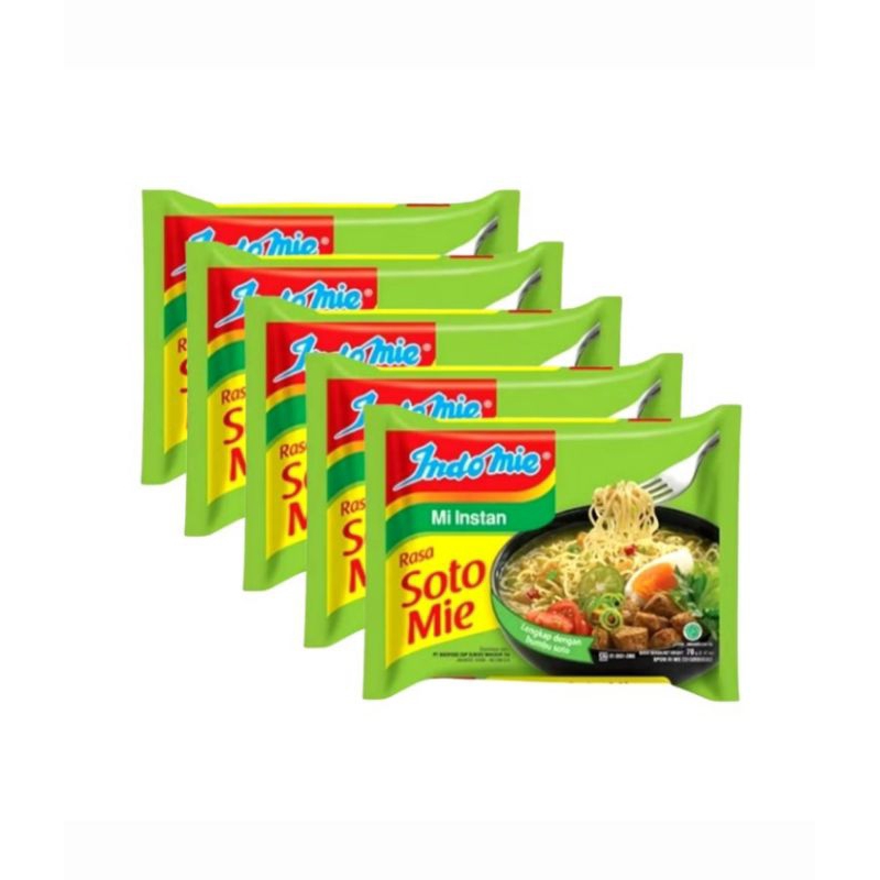 

5 pcs Indomie soto mie