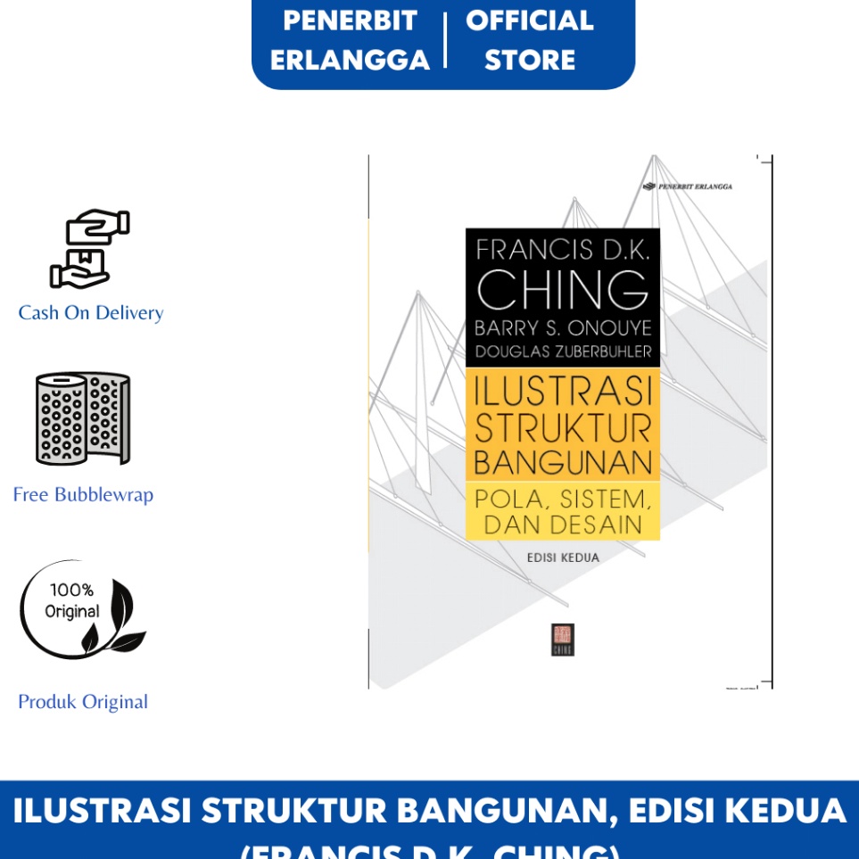 DISKON BUKU ERLANGGA ILUSTRASI STRUKTUR BANAN EDISI KEDUA FRANCIS DK CHING ERLANGGA