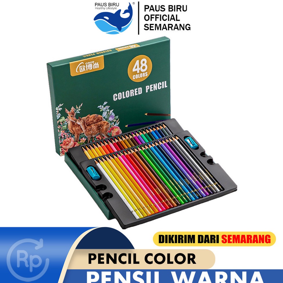 

Paus Biru Oil Pencil Color Pensil Warna Minyak 4872 o C1O3