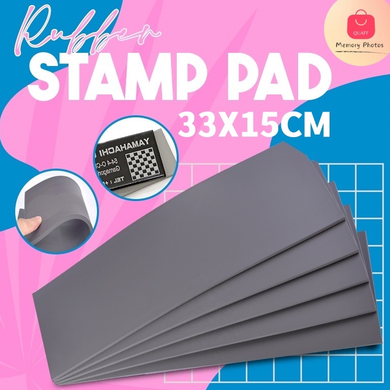 

QUAFF Karet Stempel Flash Bantalan Stempel Karet 33157cm w W1S6