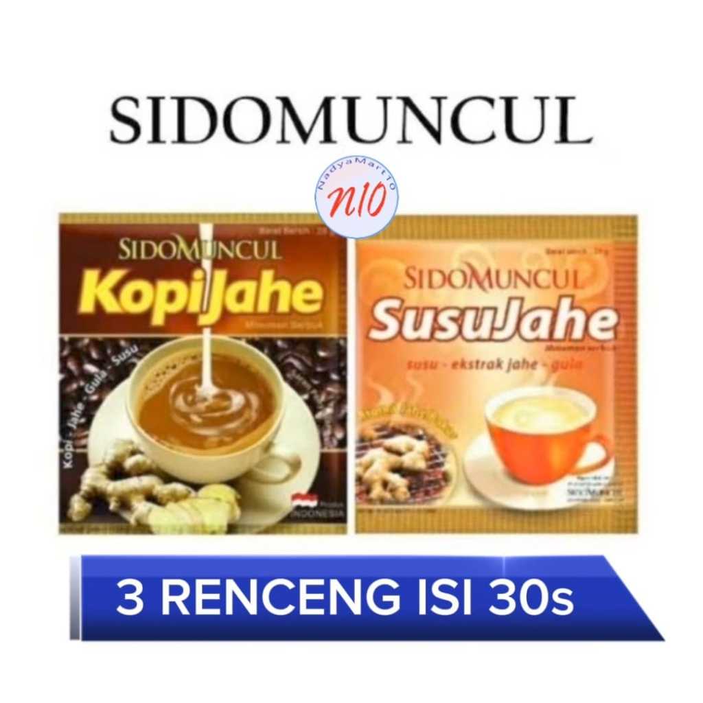 

Susu Jahe-Kopi Jahe SidoMuncul - 30 Sachet [ 3 RENCENG ]