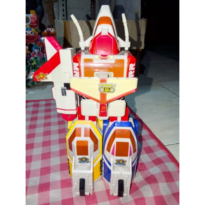 MRR Bandai Machine Robo Rescue DX machine commander Robot Megazordversi jepang sunrise original