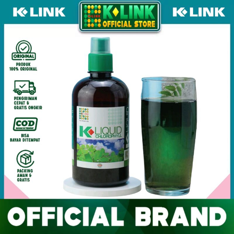 CHLOROPHYLL ORIGINAL K-LINK K LIQUID CHLOROPHYLL  KLINK bergaransi original k link