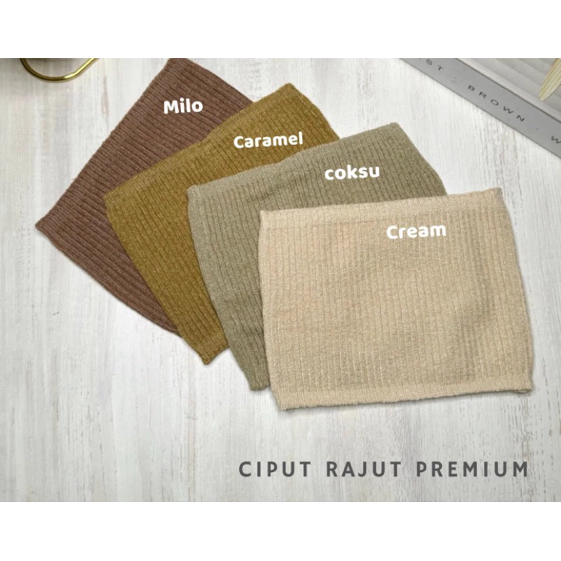 CIPUT BANDANA RAJUT ANISA PREMIUM