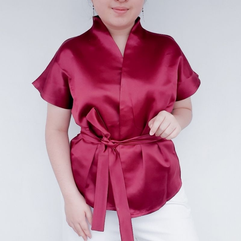 ZURA TOP / baju natal / seragam lebaran / atasan lebaran / baju lebaran / gamis / blouse lebaran / b