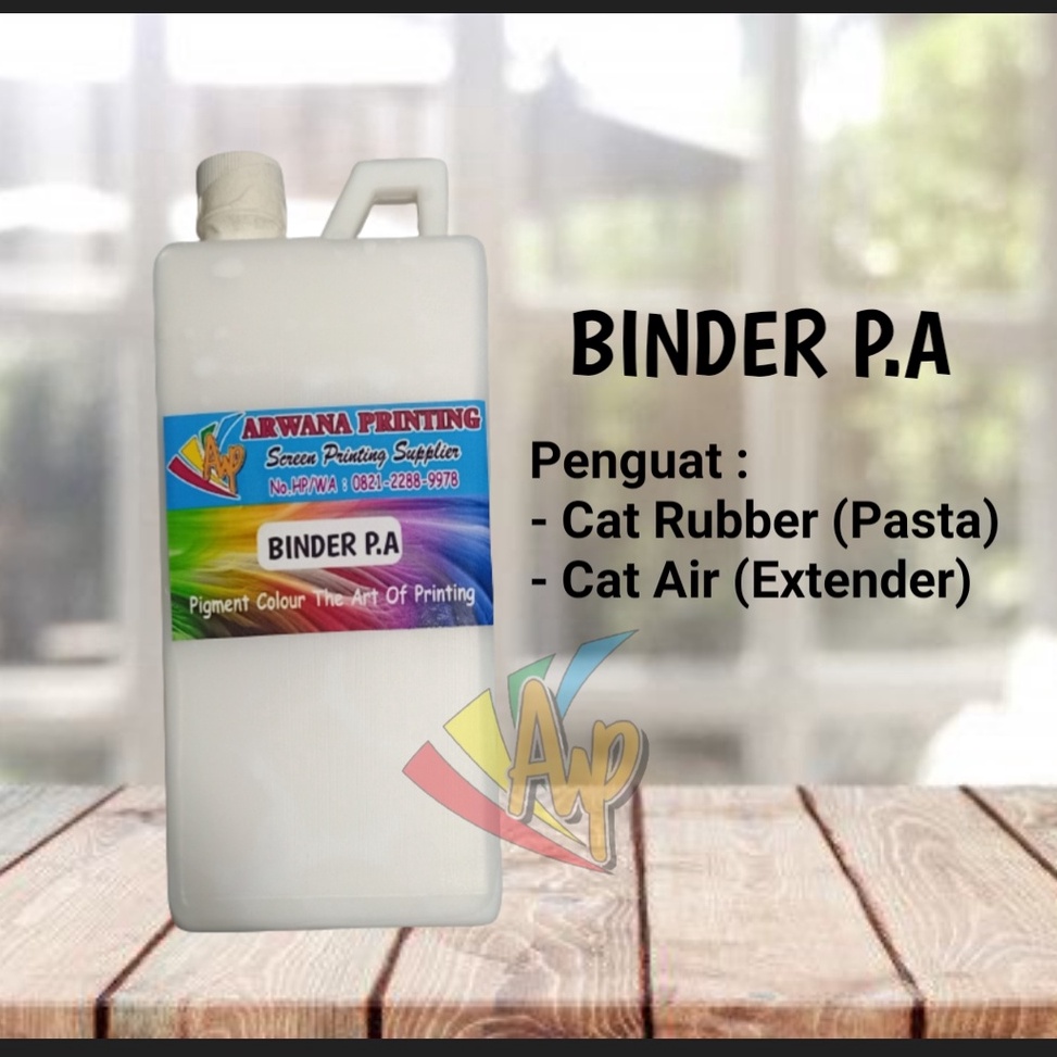 

Binder PA Penguat Cat Sablon Extender Dan Rubber 1kg x G8S7