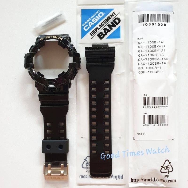 PAKET BEZEL STRAP GA-710GBX-1A9 GA 710GBX GA 710 FIT GA 700 GA700 CASIO ORIGINAL
