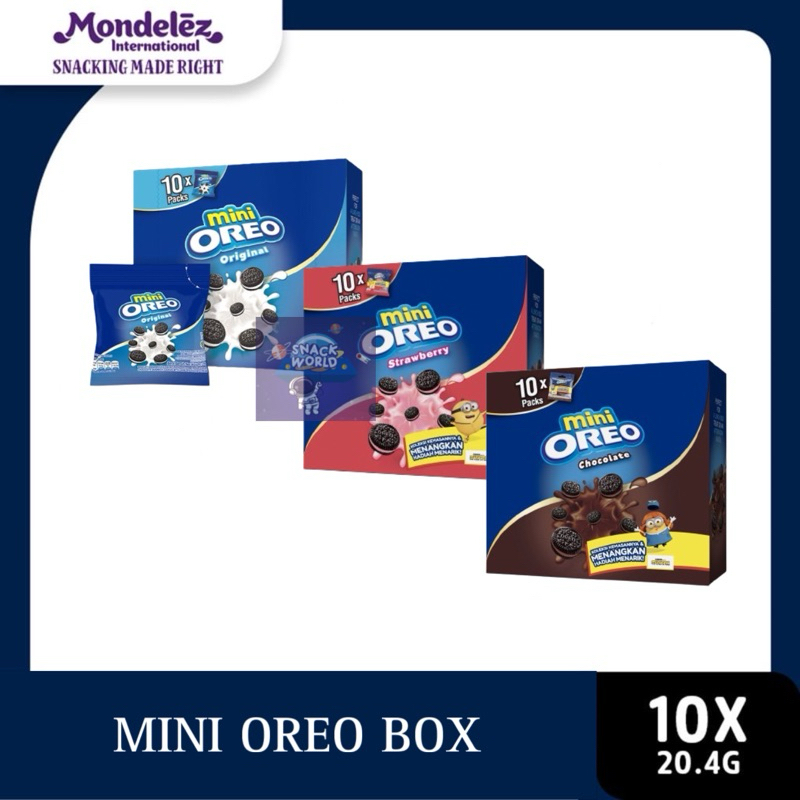 

[READY] Mini Oreo Biskuit Chocolate Box - 10 pcs @20.4gr