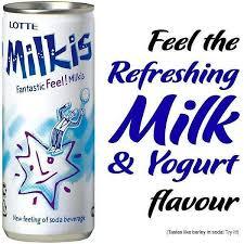 

Lotte Milkis Soda /Minuman Berkarbonasi Rasa Susu Soda 250ml