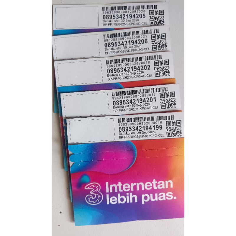 PERDANA TRI PLUS KUOTA INTERNET 9GB FRESS SIAP PAKAI SELURUH INDONESIA