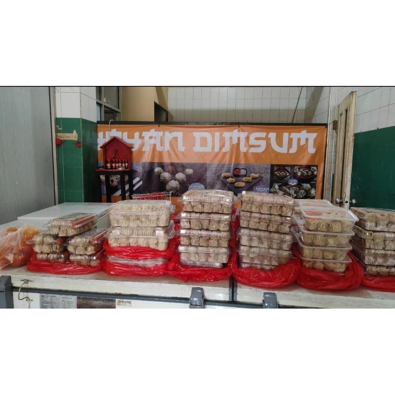 

DIMSUM Jumbo isi 50 PCS + SAOS (enak, harga ekonomis, cita rasa kelass)