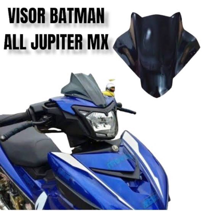 Visor Windshield Batman Jupiter Mx New 135/Jupiter Mx King 150/Jupiter Mx 150/Hitam
