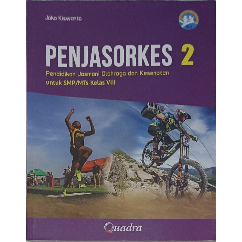 Buku bekas Penjasorkes 2 kelas 8 SMP penerbit Quadra