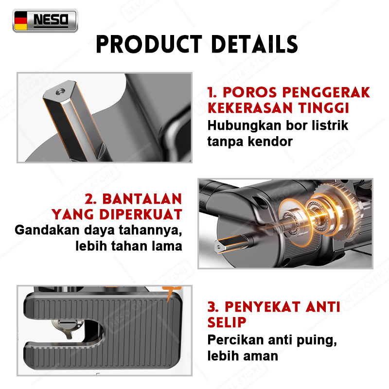 NESO Mesin Adapter Jigsaw Gergaji Mesin (COD) Gergaji Mesin Adapter reciprocating Jigsaw tambahan