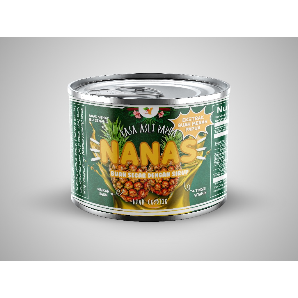 

YEPMUM Nanas Kaleng + Ekstrak Buah Merah Papua 210 Gr