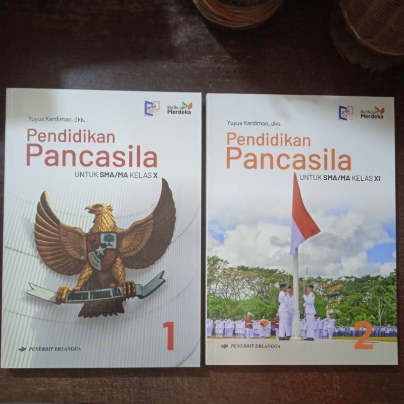 Kelas 10, 11 & SMA/MA Pendidikan Pancasila  Kurikulum Merdeka Penerbit Erlangga / PKn / PPKn