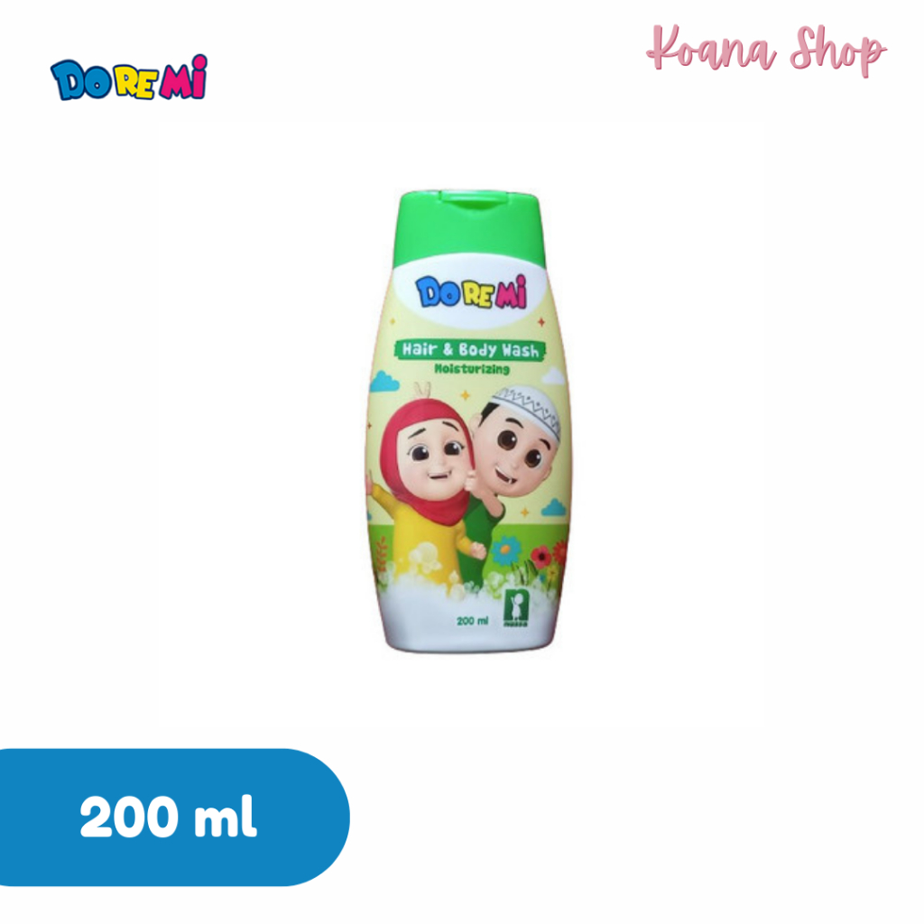 Doremi Hair & Body Wash/Shampo & Sabun Mandi Cair Anak 200 ml