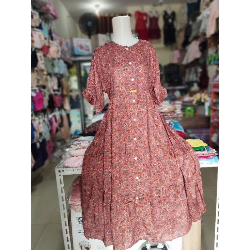 daster zaara batik motif model sintia jumbo