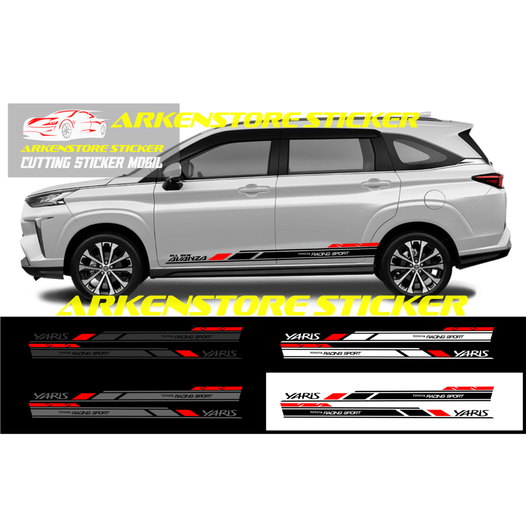 Sticker toyota all new avanza sticker stiker mobil all new avanza sticker list all new avanza
