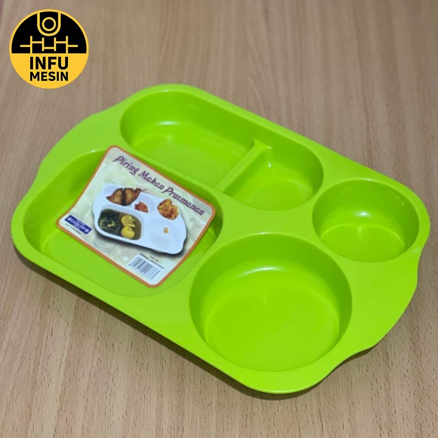 LUCKY STAR 992-DX Piring Makan Prasmanan / Piring Plastik / Piring Makan Anak