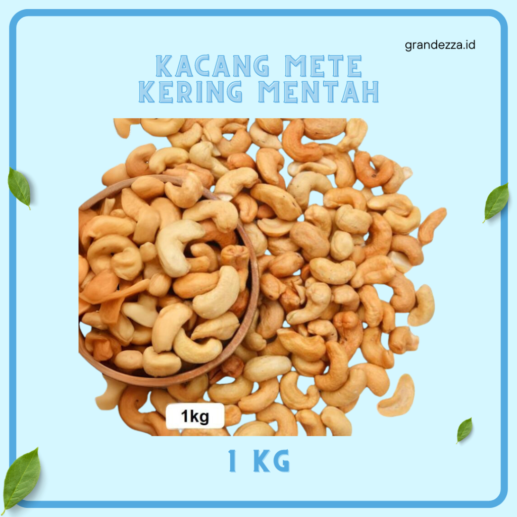 

Kacang Mete Mede kering mentah kemasan 1Kg kualitas Packing aman menggunakan bubble/kardus