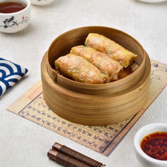 

Lumpia Ayam Kulit Tahu isi 50 pcs (Frozen) FREE SAOS SAMBAL