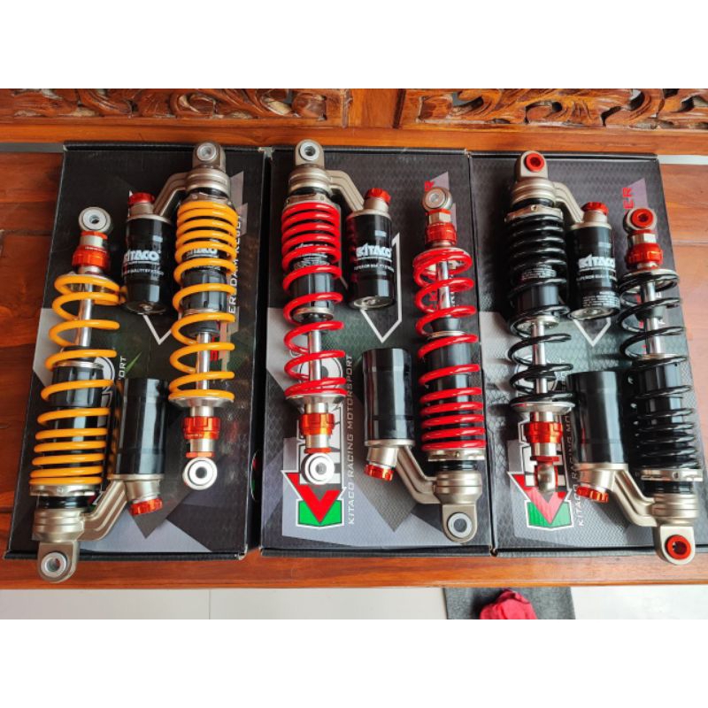 cuci gudang sok shock kitaco model ktc dobel klik ukuran 340mm klik fugsi semua supra125 rxking smas