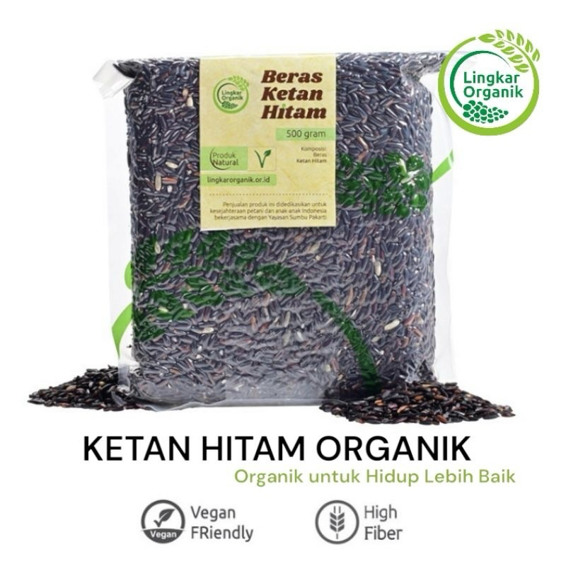 

Lingkar Organik | KETAN HITAM ORGANIK - 500gr