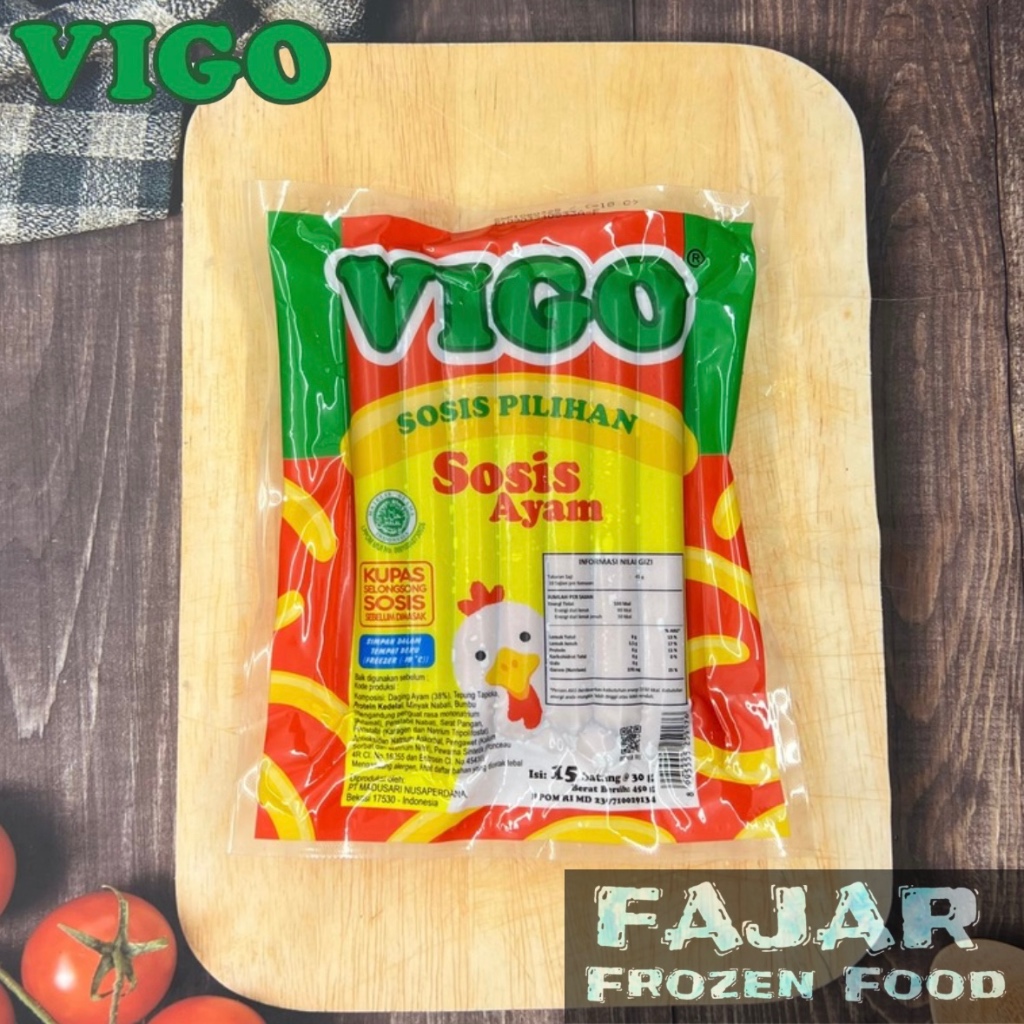 

VIGO SOSIS AYAM 15PCS 450GR | PANJANG