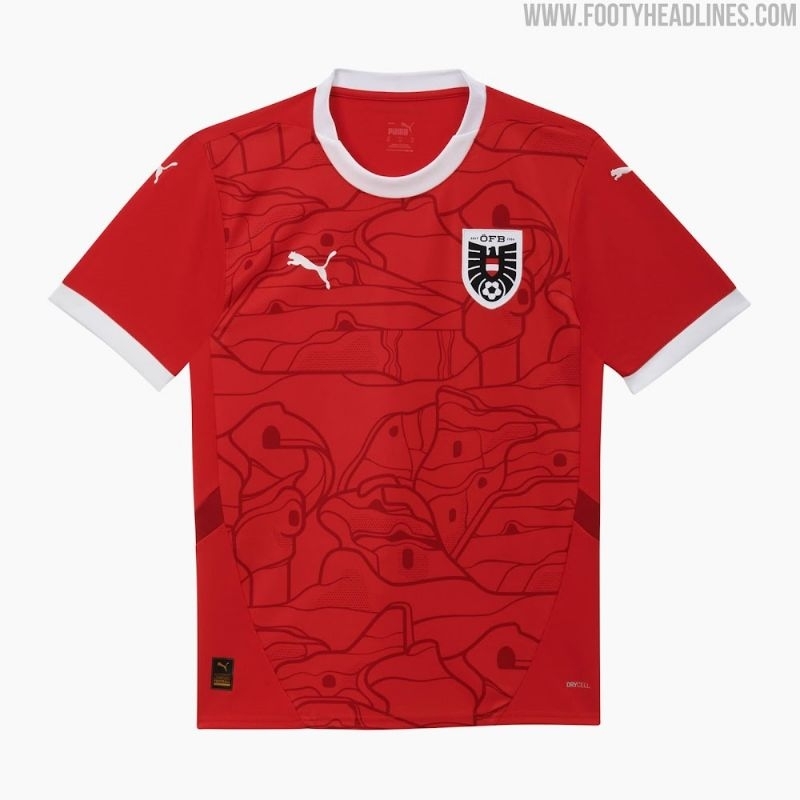 JERSEY AUSTRIA HOME/AWAY EURO24 full printing