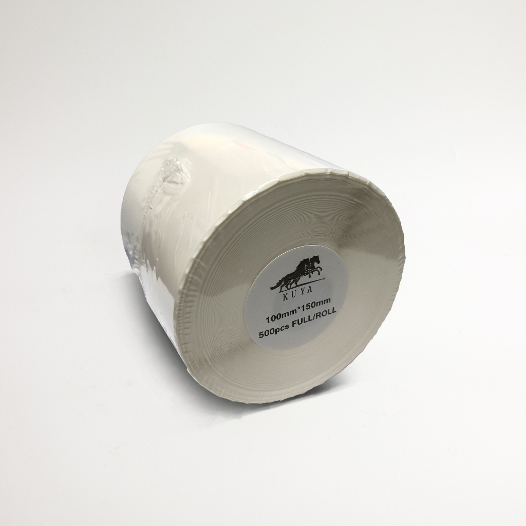 

Rad Label Stiker Thermal 100x150 mm 10x15cm 500pcs Merk KUYA