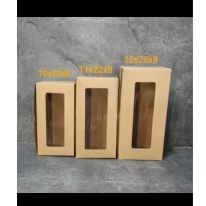 

Dus Kaca Kraft Coklat 10×20×8 Dus Kue Laminasi
