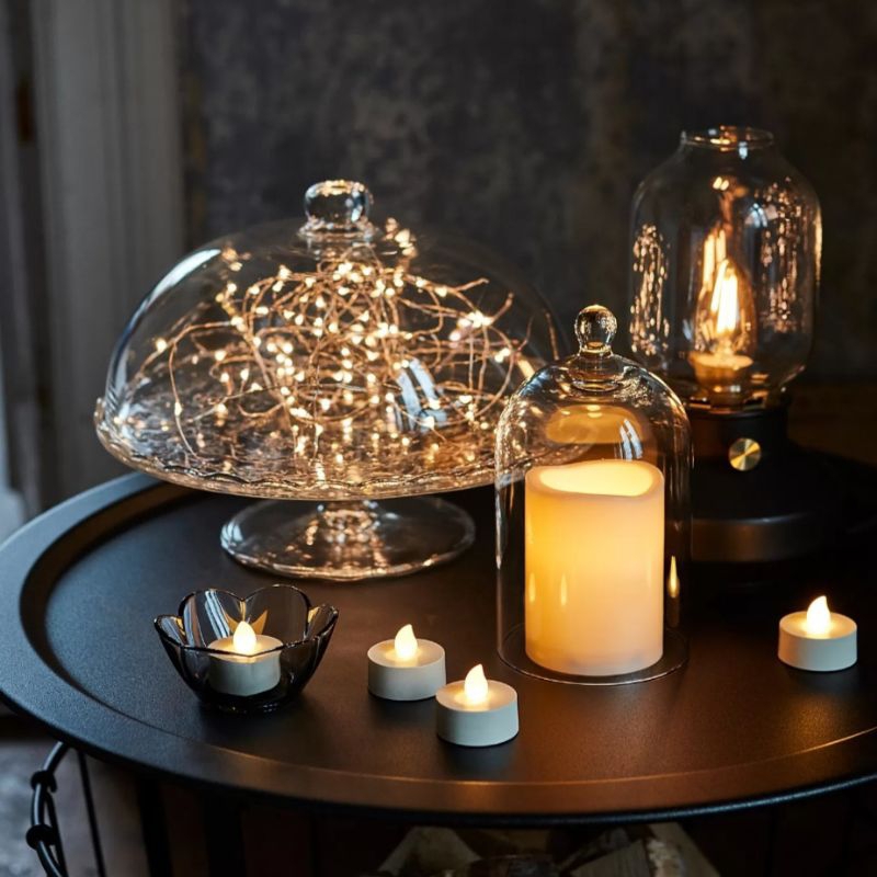 Arv Brollop Serving Stand With Lid Tempat Saji Wadah Kaca Kue Basah Roti