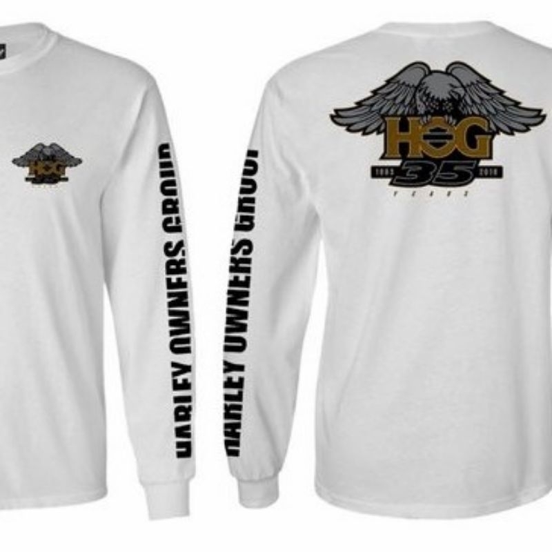 LongSleeve / kaos lengan panjang Harley Davidson HOG Owners Group