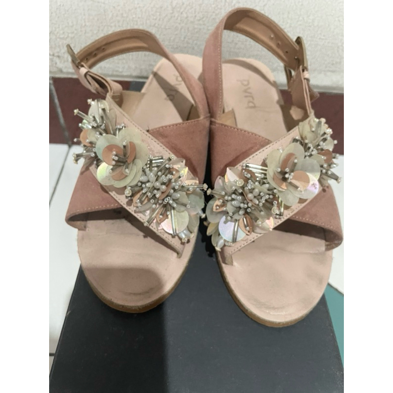 Pvra Shoes Cavva Duo Heels Nude