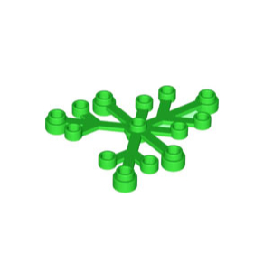 Lego Bright Green Part 2417 Plant Leaves 6 x 5