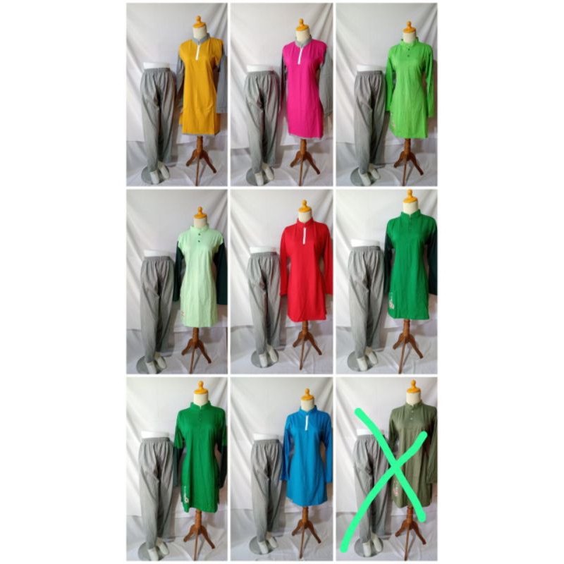 setelan kaos celana santri Gontor XXL pesantren