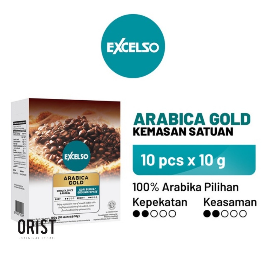 

EXCELSO SINGLE SERVING ARABICA GOLD (10SCH X 10GR)