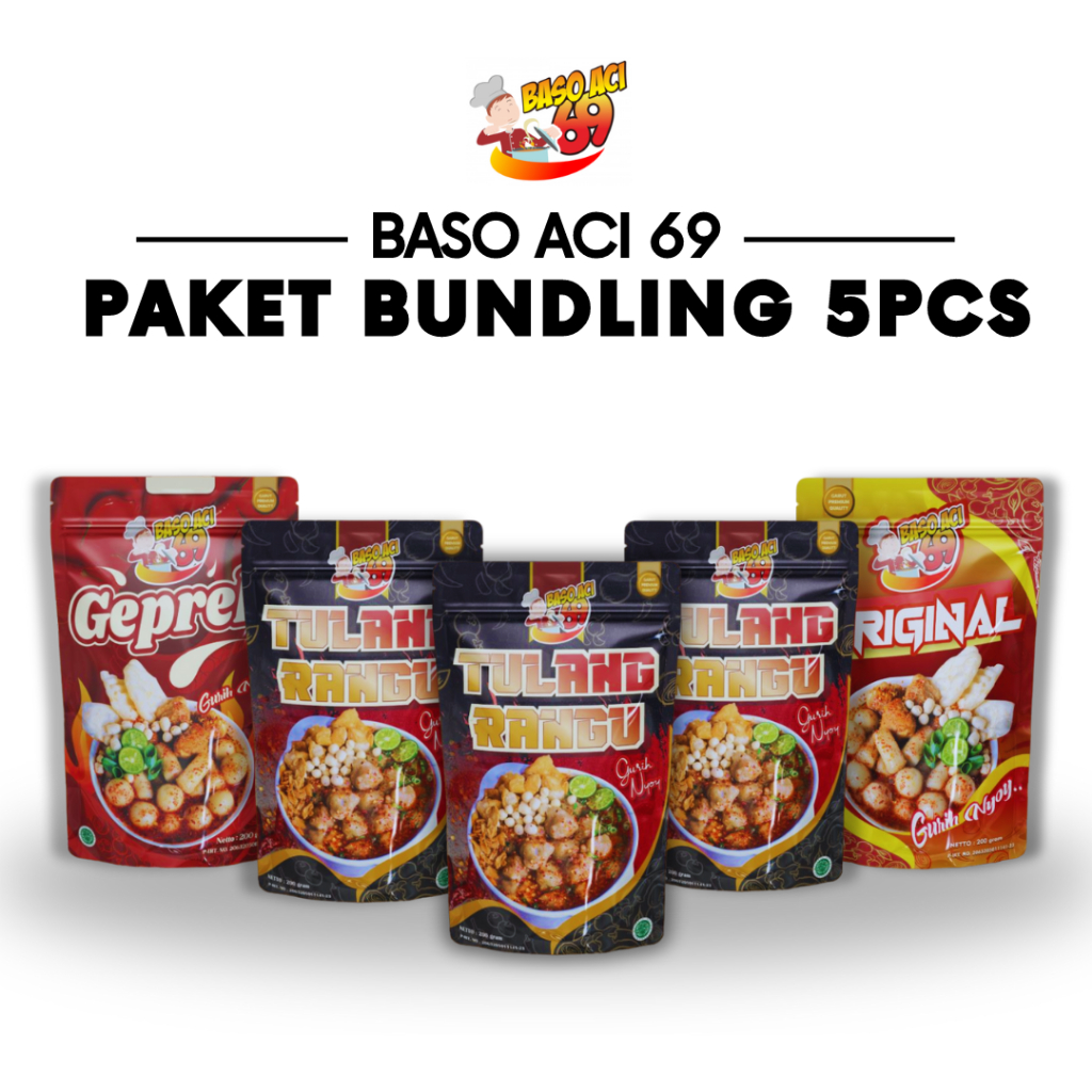 

Baso Aci 69 - Paket Bundling Rangu Hemat isi 5pcs