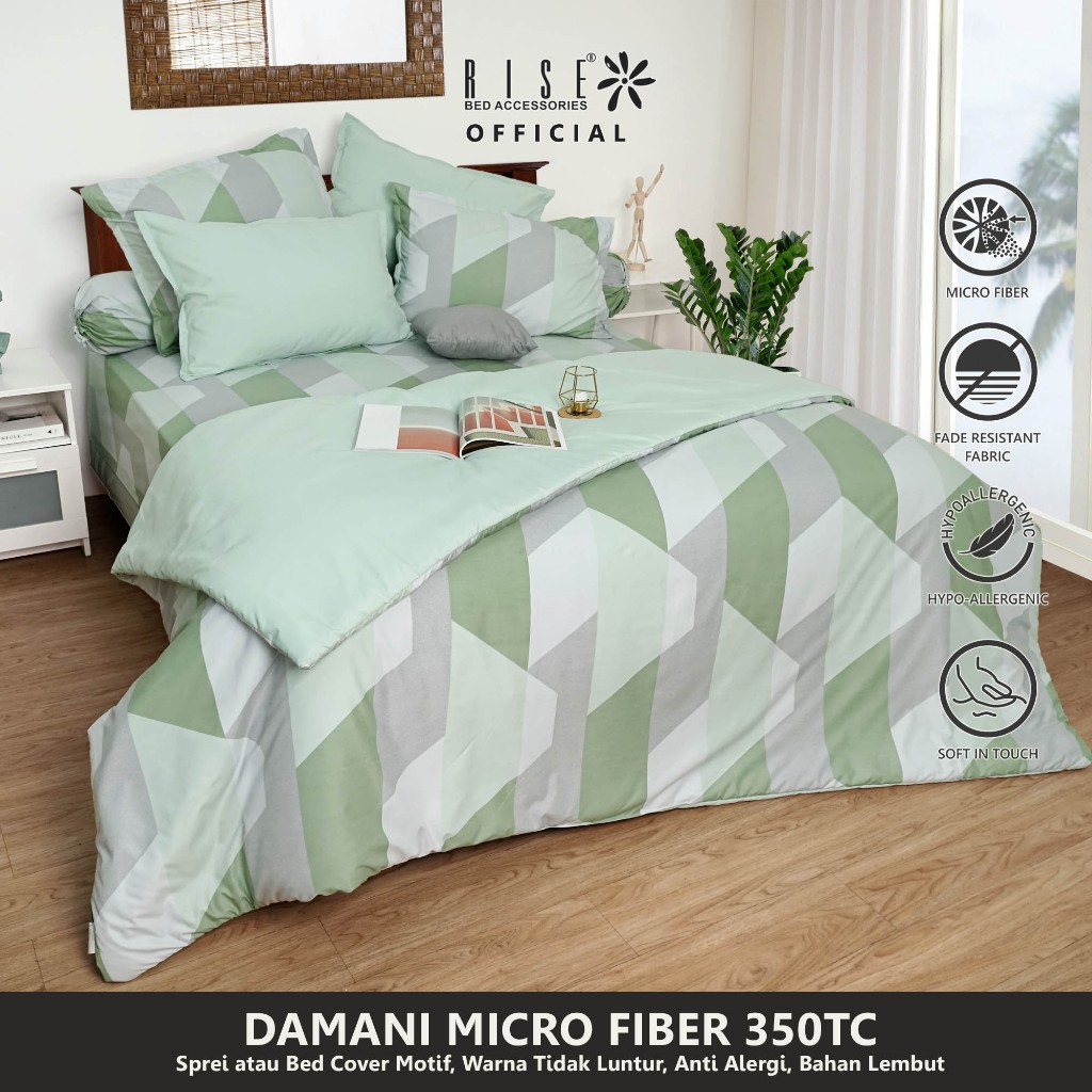 Rise Sprei Sagita Micro Fiber 300TC (Defect Printing)