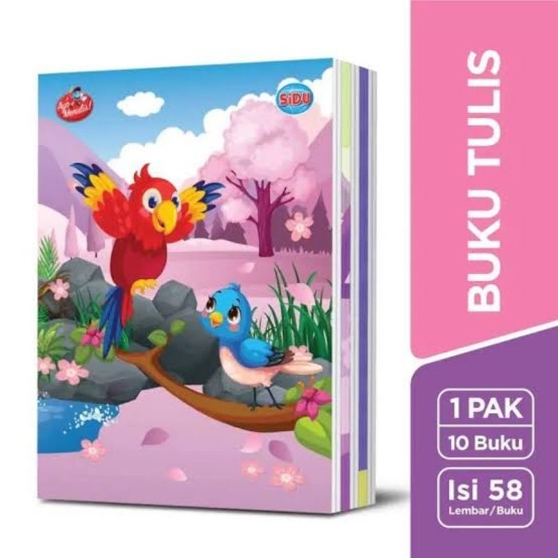 

buku tulis sidu 58 lembar 1 pack (10 buku)