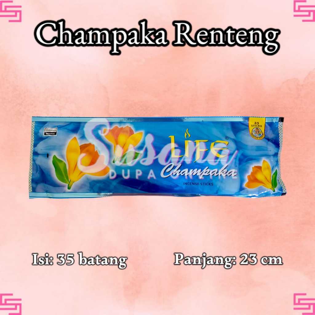 Dupa Renteng Champaka  Life Maharaja India Isi 35 Batang