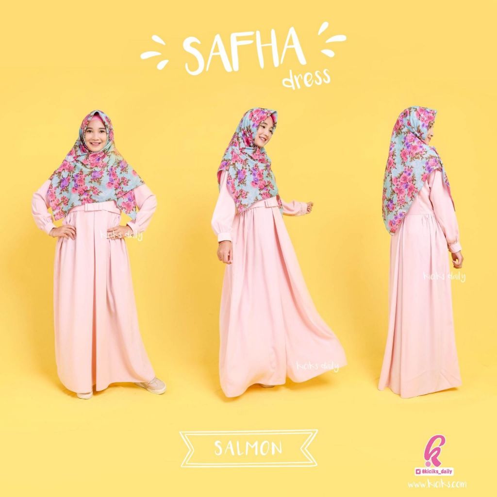 dress gamis gaun safha by kiciks