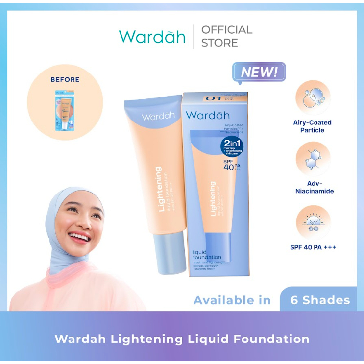 WARDAH LIQUID FOUNDATION [SACHET] | 6ml