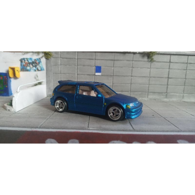 HW HONDA CIVIC EF 90 custom Blue