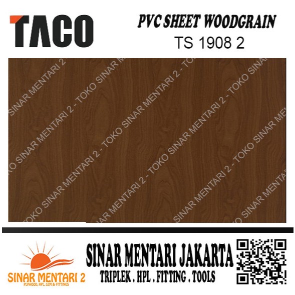TACO SHEET PVC WOODGRAIN TS 1908-2