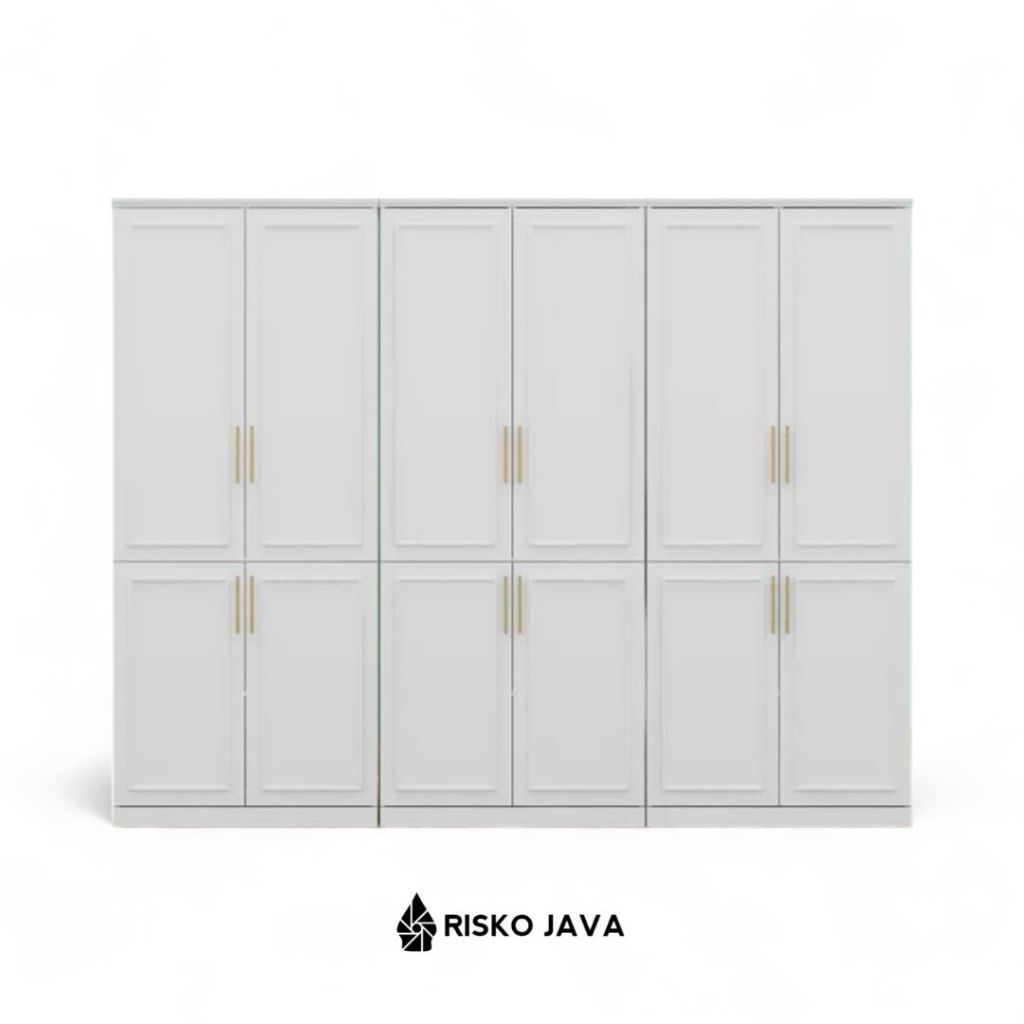 Almari Kayu Jati / Lemari Pakaian  Minimalis Duco / Almari Ruang Penyimpanan | BERISHA